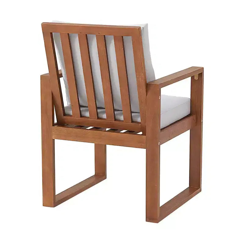 Set da pranzo da esterno Alaterre Furniture 6 pz, tavolo Weston con ombrellone automatico inclinabile da 3 metri