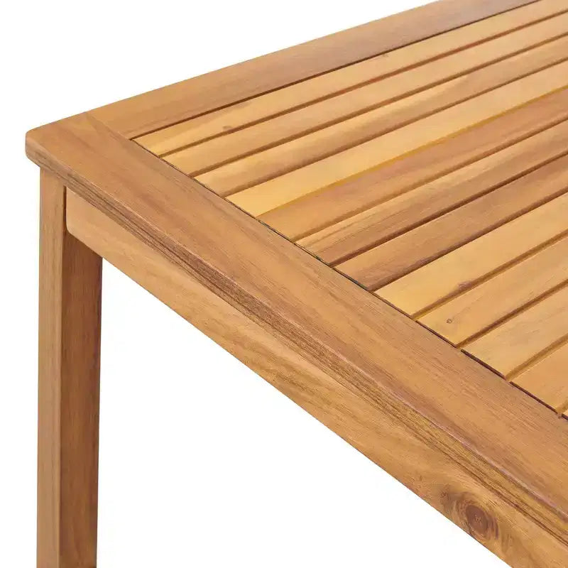 Set da pranzo da esterno Alaterre Furniture 6 pz, tavolo Okemo con ombrellone rettangolare da 10 piedi