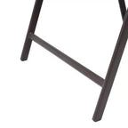 Crestlive Products Set da pranzo da esterno 5 pezzi con 4 sedie pieghevoli e tavolo Mobili da pranzo da esterno con piano in vetro quadrato