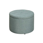 Convenience Concepts Designs4Comfort Pouf rond de rangement pour chaussures