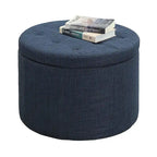 Convenience Concepts Designs4Comfort Pouf rond de rangement pour chaussures