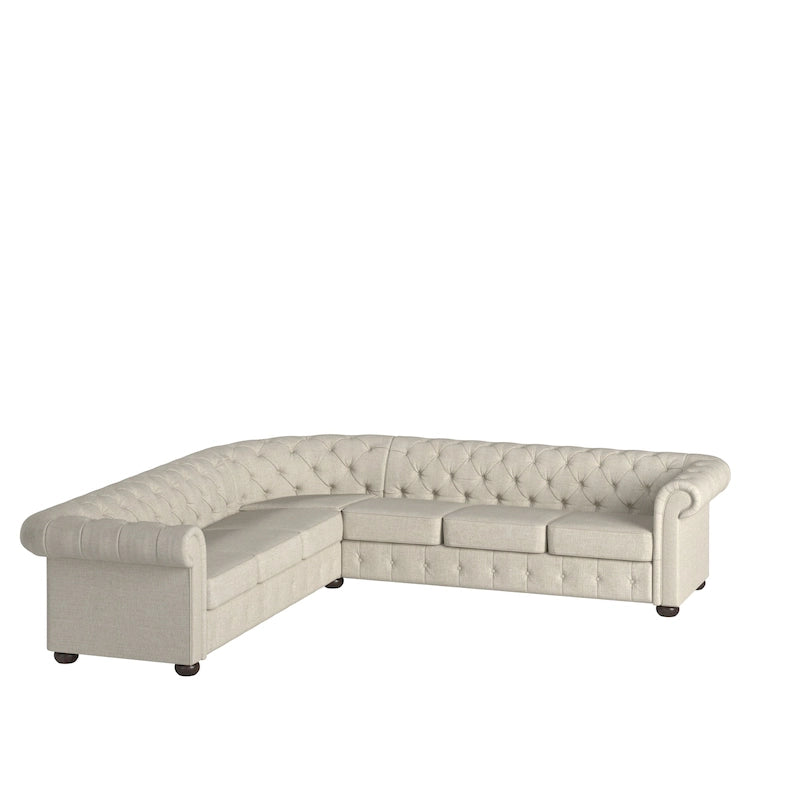 Divano componibile a L Chesterfield Knightsbridge di iNSPIRE Q Artisan