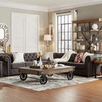 Divano componibile a L Chesterfield Knightsbridge di iNSPIRE Q Artisan