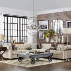 Divano componibile a L Chesterfield Knightsbridge di iNSPIRE Q Artisan