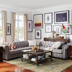 Divano componibile a L Chesterfield Knightsbridge di iNSPIRE Q Artisan