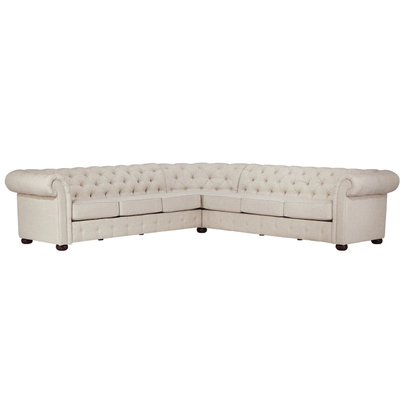 Divano componibile a L Chesterfield Knightsbridge di iNSPIRE Q Artisan