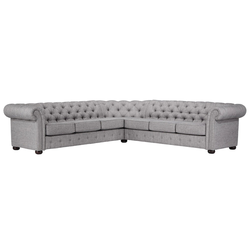 Divano componibile a L Chesterfield Knightsbridge di iNSPIRE Q Artisan