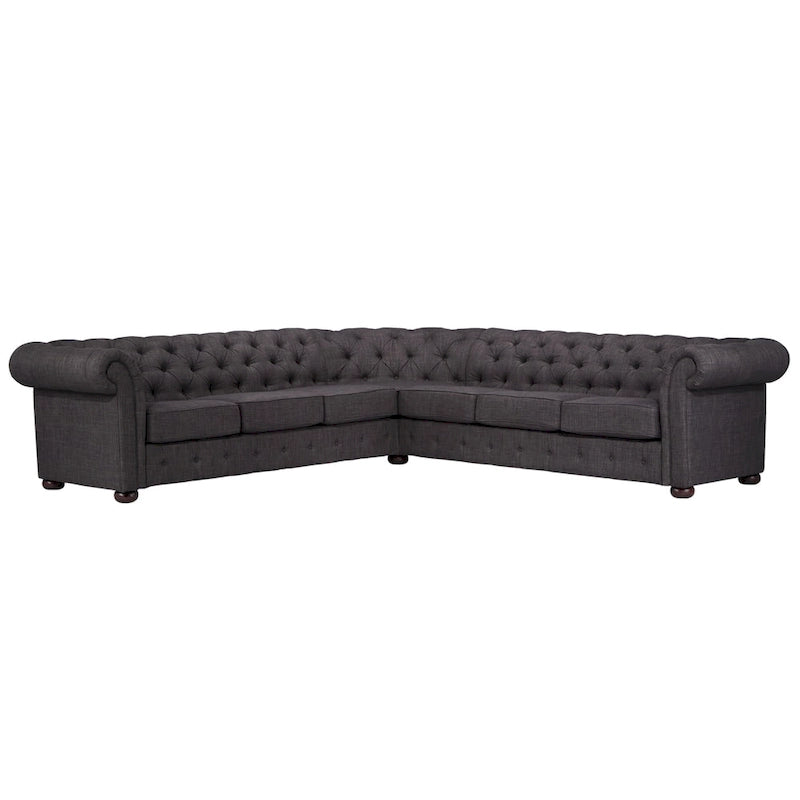 Divano componibile a L Chesterfield Knightsbridge di iNSPIRE Q Artisan