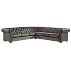 Divano componibile a L Chesterfield Knightsbridge di iNSPIRE Q Artisan