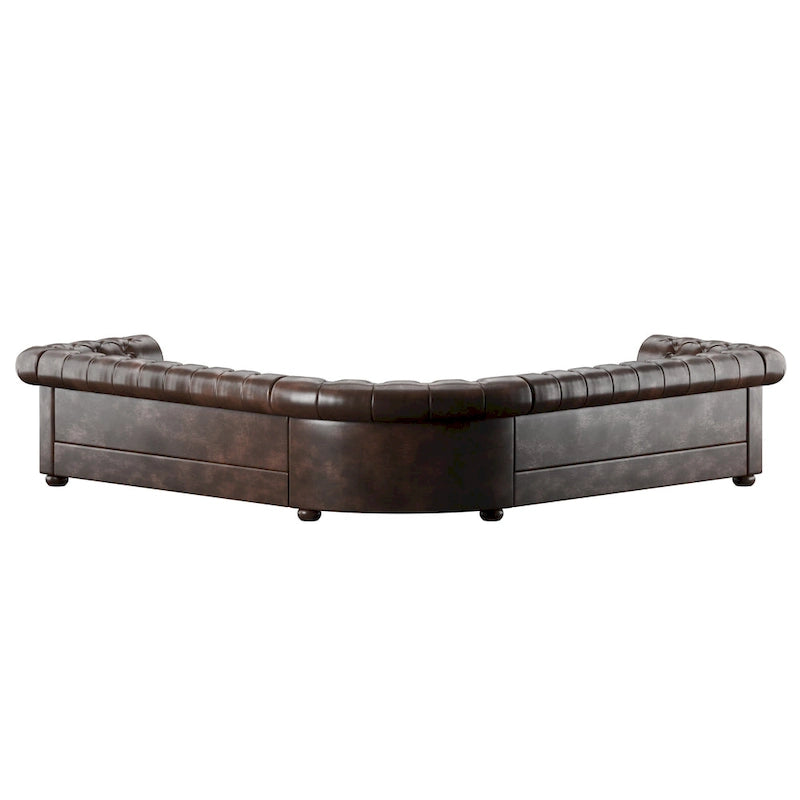 Divano componibile a L Chesterfield Knightsbridge di iNSPIRE Q Artisan