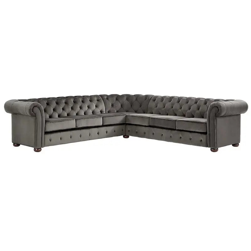 Divano componibile a L Chesterfield Knightsbridge di iNSPIRE Q Artisan