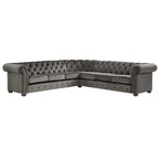 Divano componibile a L Chesterfield Knightsbridge di iNSPIRE Q Artisan