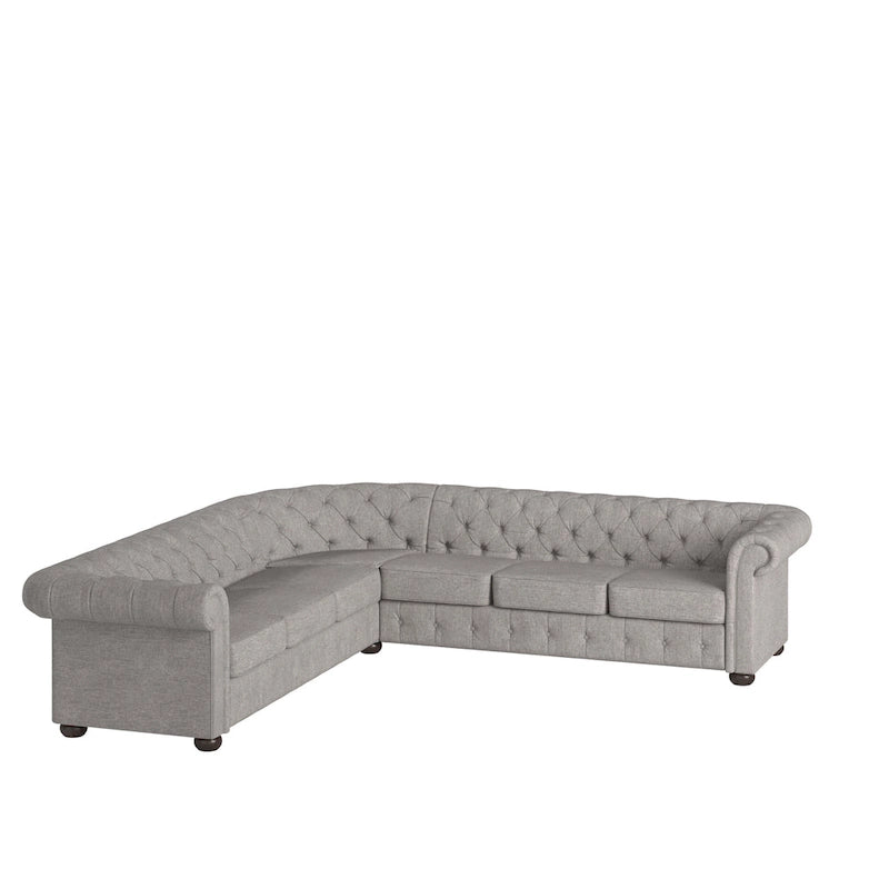 Divano componibile a L Chesterfield Knightsbridge di iNSPIRE Q Artisan