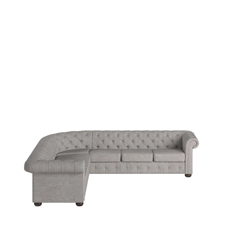 Divano componibile a L Chesterfield Knightsbridge di iNSPIRE Q Artisan