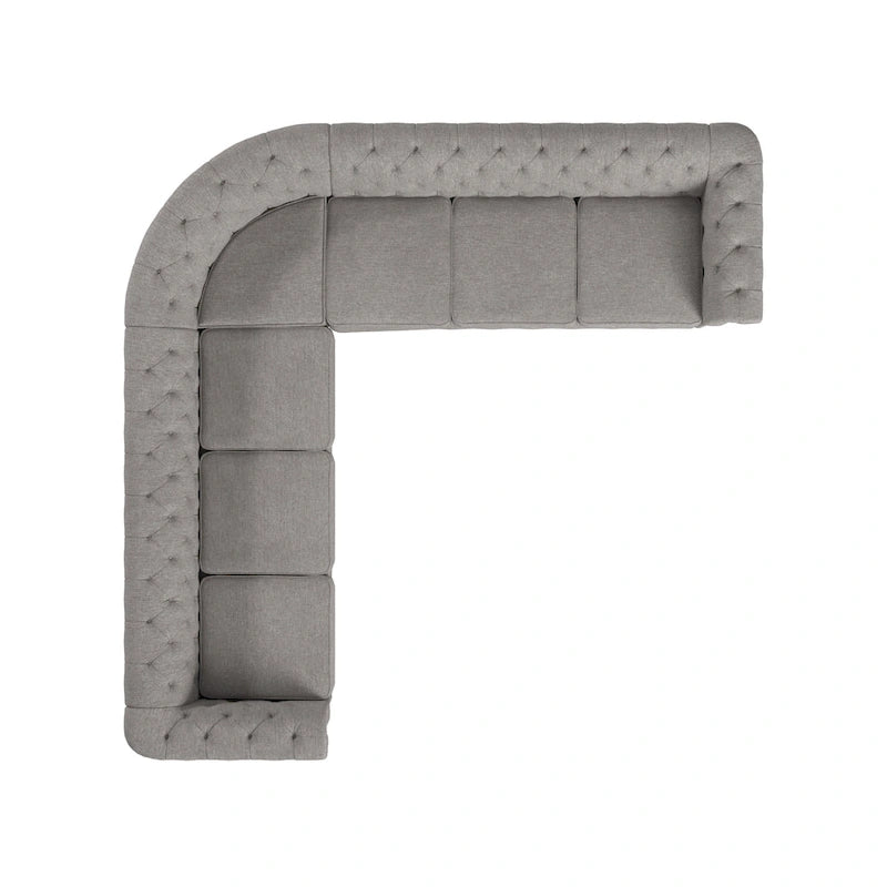 Divano componibile a L Chesterfield Knightsbridge di iNSPIRE Q Artisan