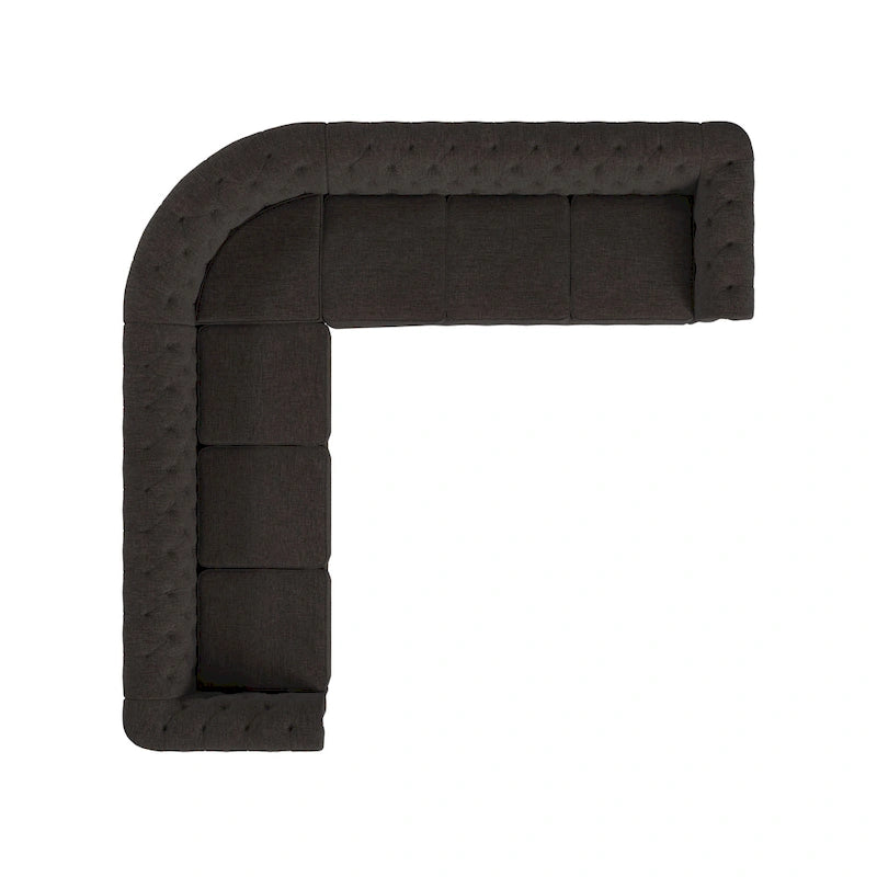 Divano componibile a L Chesterfield Knightsbridge di iNSPIRE Q Artisan