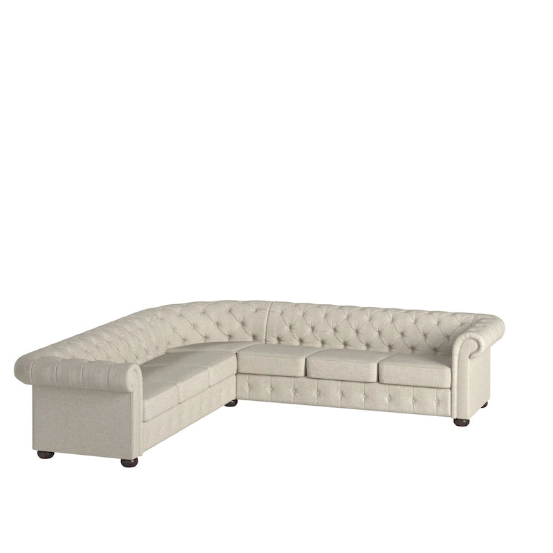 Divano componibile a L Chesterfield Knightsbridge di iNSPIRE Q Artisan