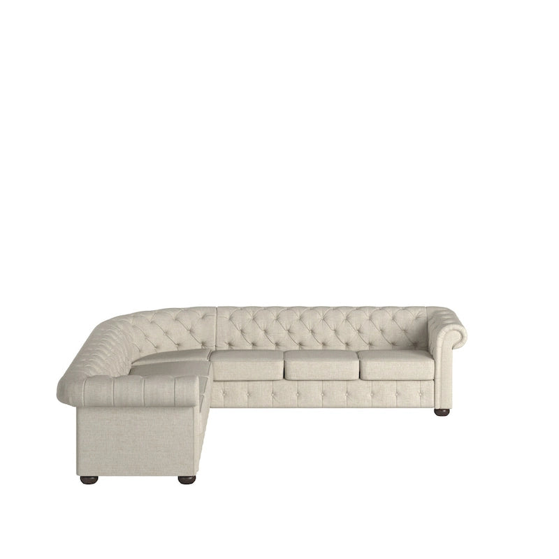 Divano componibile a L Chesterfield Knightsbridge di iNSPIRE Q Artisan