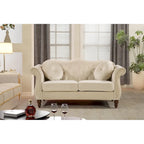 Divanetto Chester Gloria Mid-century con borchie US Pride