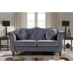 Divanetto Chester Gloria Mid-century con borchie US Pride
