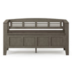 WYNDENHALL Chandler Banc de rangement d'entrée contemporain en bois massif de 48 pouces de large - 48 x 17 x 25,2