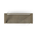 WYNDENHALL Chandler Banc de rangement d'entrée contemporain en bois massif de 48 pouces de large - 48 x 17 x 25,2