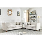 Set da soggiorno Arvilla Velvet Kitts Classic Chesterfield