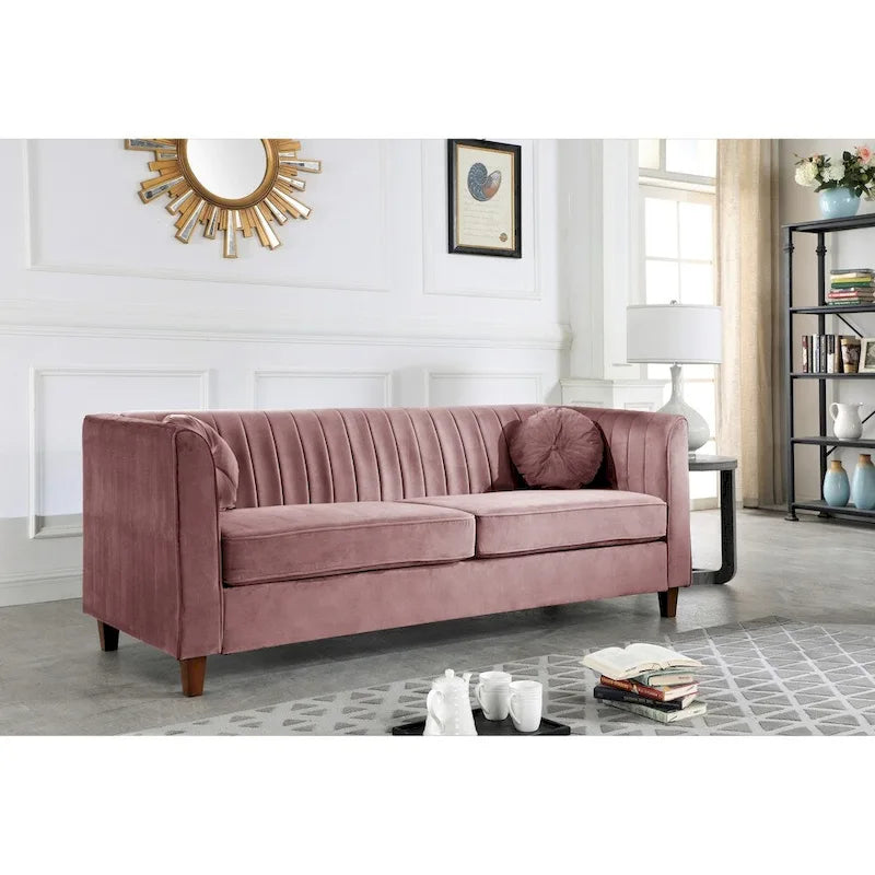 Set da soggiorno Arvilla Velvet Kitts Classic Chesterfield