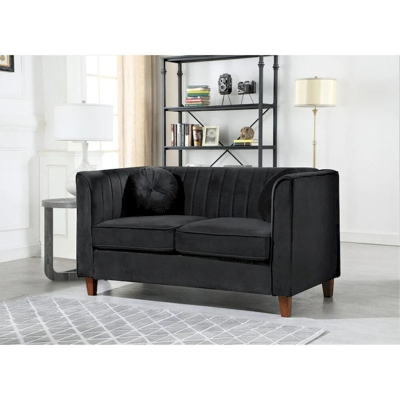 Set da soggiorno Arvilla Velvet Kitts Classic Chesterfield