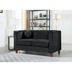 Set da soggiorno Arvilla Velvet Kitts Classic Chesterfield