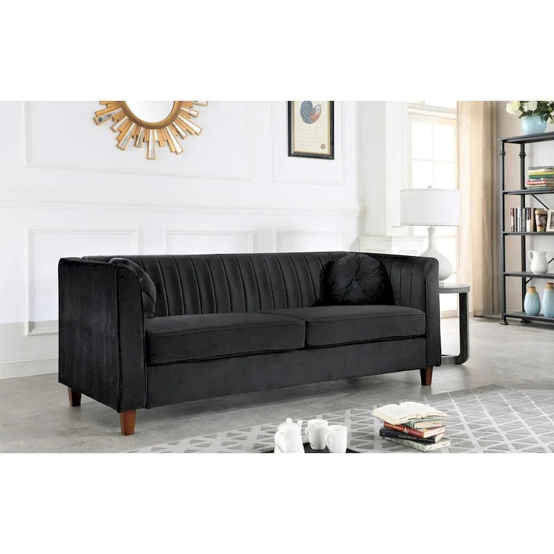 Set da soggiorno Arvilla Velvet Kitts Classic Chesterfield