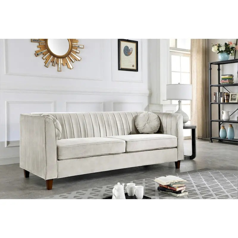 Set da soggiorno Arvilla Velvet Kitts Classic Chesterfield