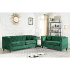 Set da soggiorno Arvilla Velvet Kitts Classic Chesterfield