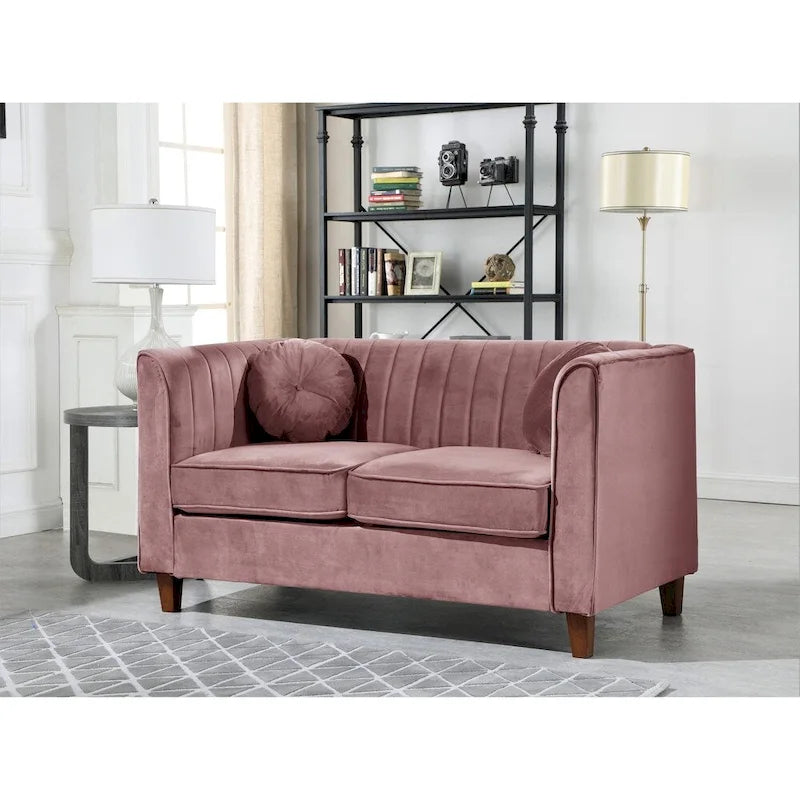 Set da soggiorno Arvilla Velvet Kitts Classic Chesterfield