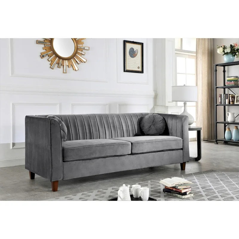 Set da soggiorno Arvilla Velvet Kitts Classic Chesterfield