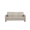 Canapé rembourré capitonné Rossetti Mid-Century