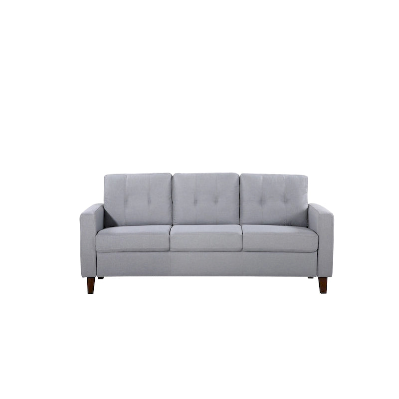 Canapé rembourré capitonné Rossetti Mid-Century