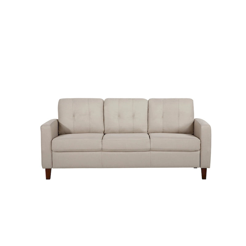 Canapé rembourré capitonné Rossetti Mid-Century