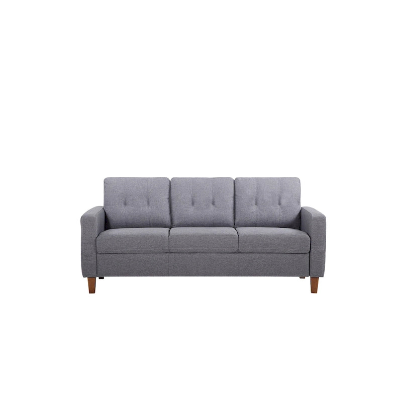 Canapé rembourré capitonné Rossetti Mid-Century