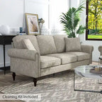 Divano tradizionale in ciniglia con braccioli arrotolati Igny di Furniture of America