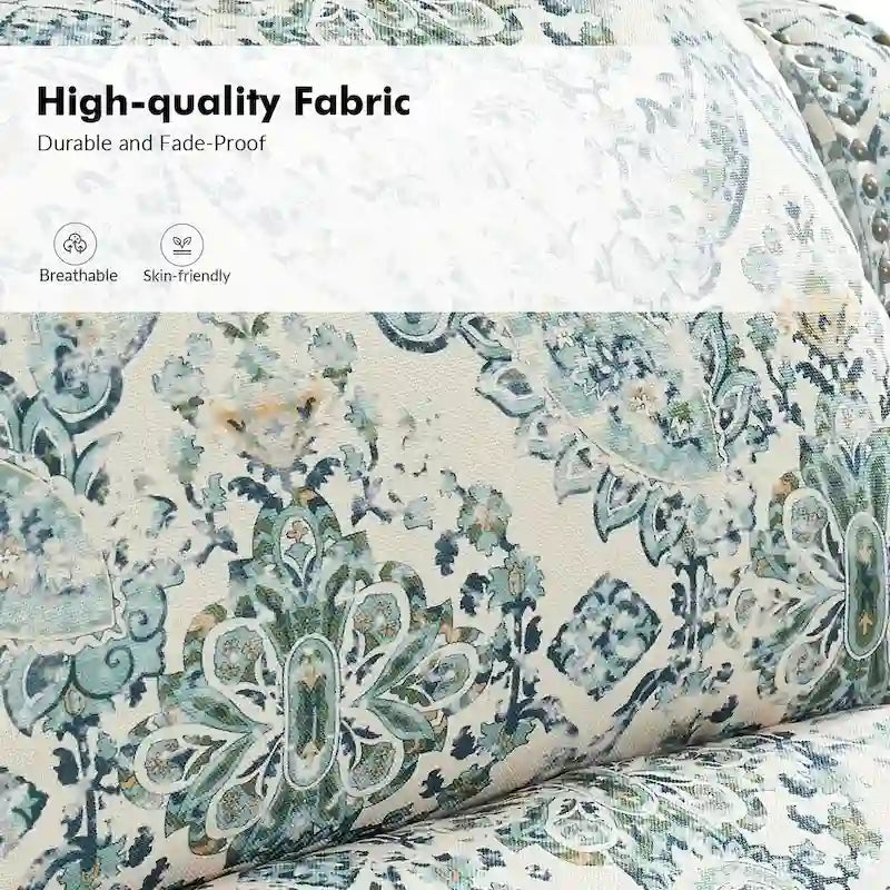 Poltrona Reclinabile Manuale per Soggiorno Terri Classic Cutaway Arms con Borchie di HULALA HOME
