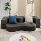 Mixoy Divano Letto Futon Convertibile, Pieghevole, Materasso Pieghevole in Schiuma, Divano Letto a Pavimento in Tessuto