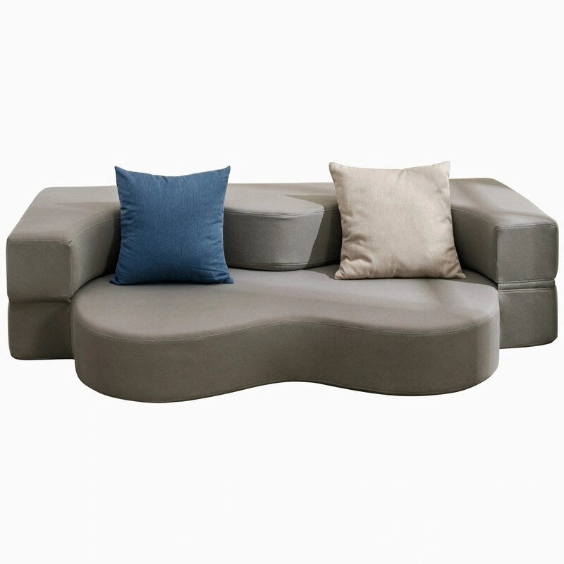 Mixoy Divano Letto Futon Convertibile, Pieghevole, Materasso Pieghevole in Schiuma, Divano Letto a Pavimento in Tessuto