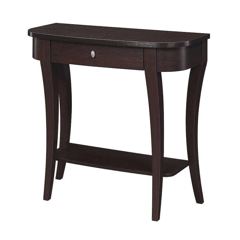 Table console à 1 tiroir avec étagère Newport de Convenience Concepts