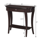 Table console à 1 tiroir avec étagère Newport de Convenience Concepts