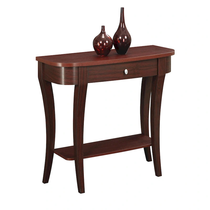 Table console à 1 tiroir avec étagère Newport de Convenience Concepts