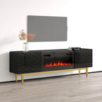 Meuble TV de cheminée Portillo BL-EF