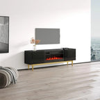 Meuble TV de cheminée Portillo BL-EF