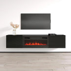 Meuble TV de cheminée Portillo BL-EF