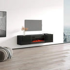 Meuble TV de cheminée Portillo BL-EF